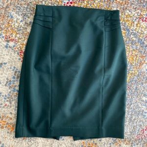 EXPRESS Green mini skirt